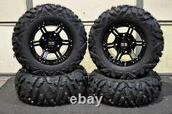 Polaris Ace 570 27 Quadking Atv Tire 14 Viper Blk Wheel Kit Pol3ca Bigghorn