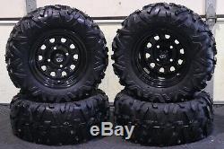 Polaris Rzr 170 23 Bighorn Radial Atv Tire Itp Black Atv Wheel Kit Srad