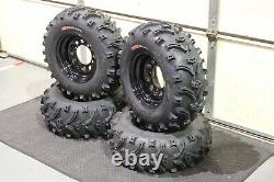 Polaris Sportsman 570 25 XL Bear Claw Atv Tire Qb Black Atv Wheel Kit Polqb