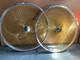 Polished Silver Bicycle Wheelset 26 x 144 GOLD Spoke FREEWHEEL BMX Cruiser Bike