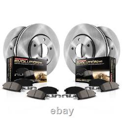 Powerstop KOE6480 4-Wheel Set Brake Discs And Pad Kit Front & Rear for Camry