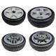 Proven Part 2 Rear 10in. 2 Front Wheel 8in. 125-2509 125-2510 Fits Toro Time Mas