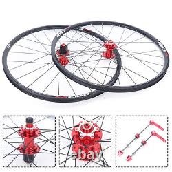 QR 27.5 MTB Bike Disc Front Rear Wheel Set 8/9/10/11 Speed Hub Aluminum Alloy