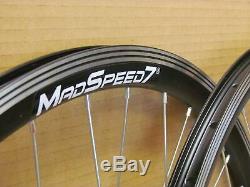 QR 700c Road Racing Bike Front Rear Wheel Set 6/7/8 Speed Freewheel Shimano