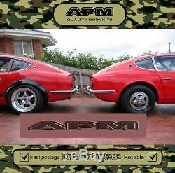 Quality APM Fender Guard Wheel Flare Suit Datsun 240Z-260Z-280Z, Front And Rear