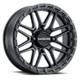 RACELINE WHEELS A11B-20737-00 Wheel Krank XL Front/Rear Black 20x7