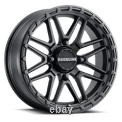 RACELINE WHEELS A11B-20756-00 Wheel Krank XL Front/Rear Black 20x7