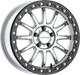 RACELINE WHEELS A14SB-77012+40 Wheel Alpha Front/Rear Hyper Silver/with
