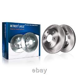 RWD Front Rear Rotors Brake Pads Wheel Bearing Hubs Kit for Express Savana 1500