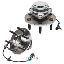 RWD Front Rear Rotors Brake Pads Wheel Bearing Hubs Kit for Express Savana 1500