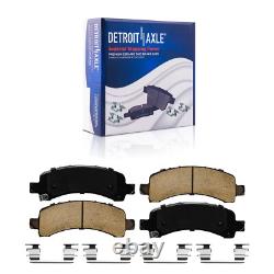 RWD Front Rear Rotors Brake Pads Wheel Bearing Hubs Kit for Express Savana 1500