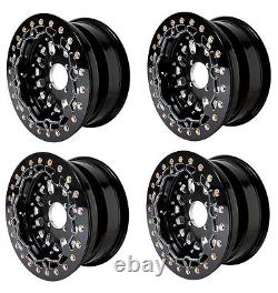 RZR 1000 TURBO Baja Crusher Beadlock Wheels 15x7 Front & Rear 4+3 BLEMISH