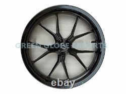 Racing Bike Front and Rear Wheel Rim Black For KTM Duke 390 Model 2014 To 2016