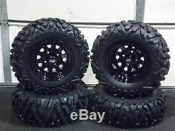 Rancher 420 (sra) 25 Quadking Atv Tire Itp Black Atv Wheel Kit Srad Bigghorn