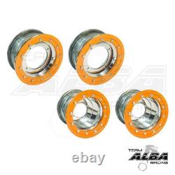 Raptor 350 250 125 Front Rear Wheels Beadlock 10x5 9x8 Alba Racing PO32