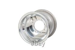 Raptor 700 660 Front Rear Wheels 10x5 9x8 Alba Racing Polish Rolled
