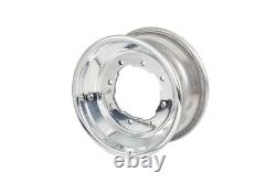 Raptor 700 660 Front Rear Wheels 10x5 9x8 Alba Racing Polish Rolled
