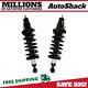 Rear Complete Strut & Coil Spring Assembly Pair 2 for 2001-2005 Honda Civic 2.0L