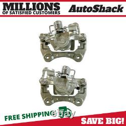 Rear Disc Brake Caliper with Bracket Pair 2 for Ford Fusion Lincoln MKZ Mazda 6 V6