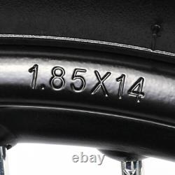 Rear Front End Fork 17/14 Wheel Kit 90/100-14 70/100-17 Tire Pit Bike 125 150cc