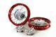 Red Front & Rear Alum wheels rims 10 10 inch CRF50 XR50 Pit Bike Stock Drum