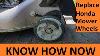 Replace Honda Mower Wheels Front And Rear