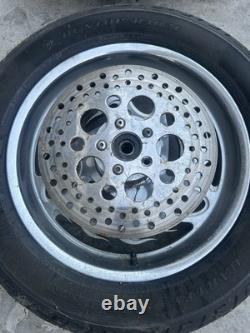 RevTech Inferno Flame Wheels 21 Front 16 Rear Harley Davidson Chopper Custom