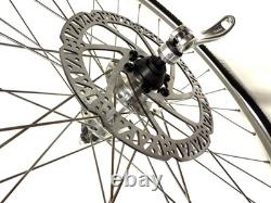 Road Bike Alloy Disc QR F+R Wheelset 700c HG 8-11s 135mm 100mm withTire and Tube