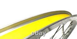 Road Bike Alloy Disc QR F+R Wheelset 700c HG 8-11s 135mm 100mm withTire and Tube