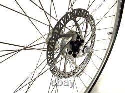 Road Bike Alloy Disc QR F+R Wheelset 700c HG 8-11s 135mm 100mm withTire and Tube