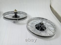 Royal Enfield Complete Front And Rear Half Width Wheel Assembly Fit For