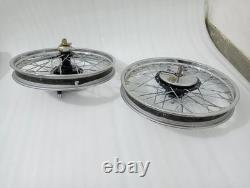 Royal Enfield Complete Front And Rear Half Width Wheel Assembly Fit For