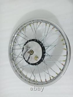 Royal Enfield Complete Front And Rear Half Width Wheel Assembly Fit For