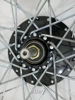 Royal Enfield Complete Front And Rear Half Width Wheel Assembly Fit For