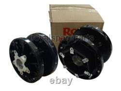 Royal Enfield GT & Interceptor 650 Front & Rear Wheel Hub Assembly Black