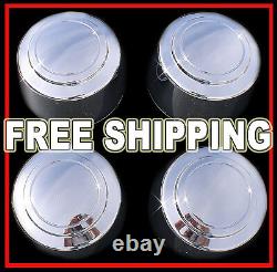 SETOF4 FORD TRUCK VAN 8LUG 16 Chrome Wheel Center Hub Caps Nut Covers Alloy Rim