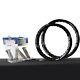 SM Pro Black Rims & Spoke Kits Kawasaki KLX110 Front & Rear BBR Excel KLX