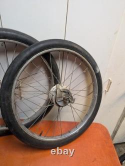 SOLEX 3800 FRONT REAR WHEEL Vintage Velosolex ATOM Hub Wheel Rim solex