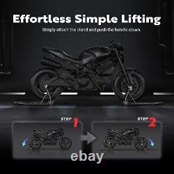 SPECSTAR Motorcycle Stands 882 Lbs Capacity Front Rear Wheels Lift Combo with