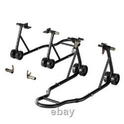 SPECSTAR Universal Motorcycle Stands, 882 Lbs Capacity Front Rear Wheels Lift