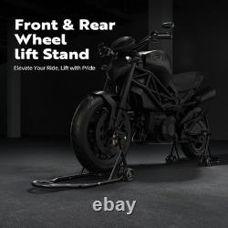 SPECSTAR Universal Motorcycle Stands, 882 Lbs Capacity Front Rear Wheels Lift