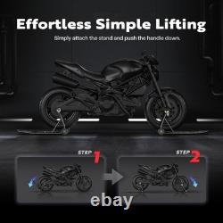 SPECSTAR Universal Motorcycle Stands, 882 Lbs Capacity Front Rear Wheels Lift