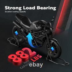 SPECSTAR Universal Motorcycle Stands, 882 Lbs Capacity Front Rear Wheels Lift