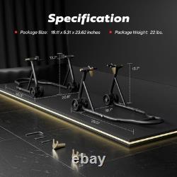 SPECSTAR Universal Motorcycle Stands, 882 Lbs Capacity Front Rear Wheels Lift