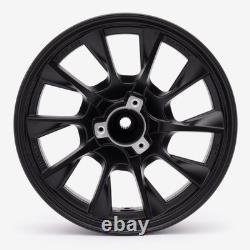 Scooter Rear Wheel Black (WHLR251) BNIB MOTORCYCLE FRONT SPOKE RIM BACK VALVE