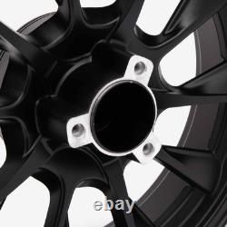 Scooter Rear Wheel Black (WHLR251) BNIB MOTORCYCLE FRONT SPOKE RIM BACK VALVE