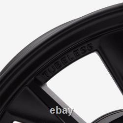 Scooter Rear Wheel Black (WHLR251) BNIB MOTORCYCLE FRONT SPOKE RIM BACK VALVE