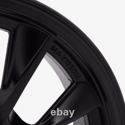Scooter Rear Wheel Black (WHLR251) BNIB MOTORCYCLE FRONT SPOKE RIM BACK VALVE