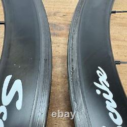 Scribe Aero 50 Carbon Rim Brake Tubeless Road Bike Wheelset 700c 1496g