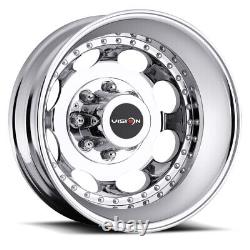 Set 4 16 Vision HD 181Z 2 Front 2 Rear Dually Chrome Wheels 16x6 8x6.5 Rims